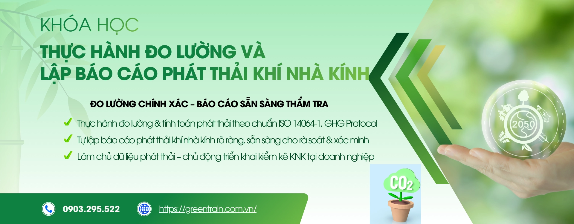 Khóa Học Thực Hành Đo Lường Và Lập Báo Cáo Phát Thải Khí Nhà Kính