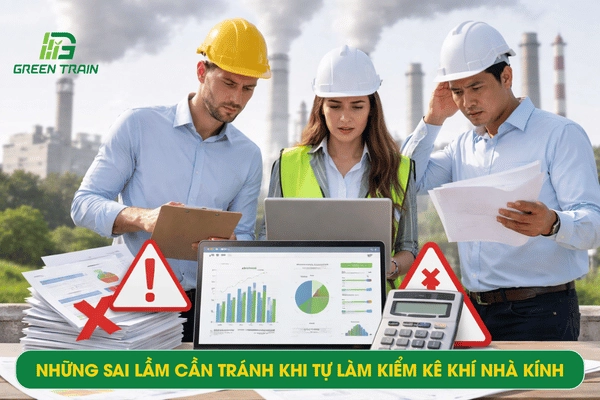 Những sai lầm cần tránh khi tự làm kiểm kê khí nhà kính