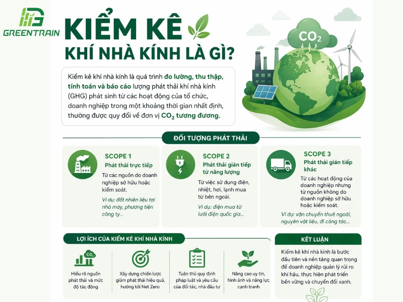 kiểm kê khí nhà kính là gì