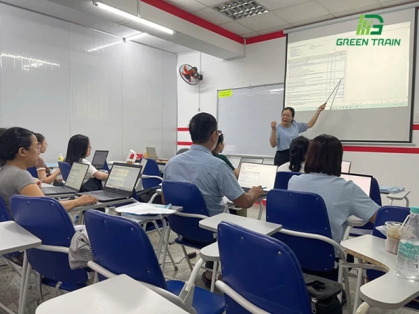 Hình ảnh lớp học tại Greentrain