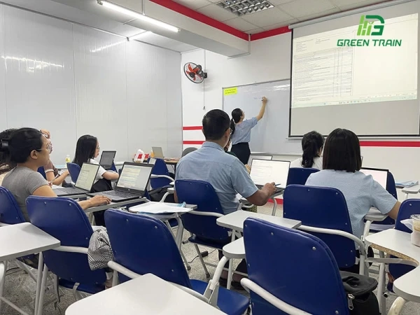 Hình ảnh lớp học tại Greentrain