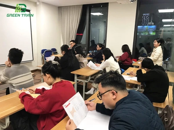 Hình ảnh lớp học tại Greentrain