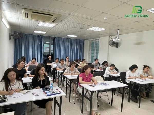Hình ảnh lớp học tại Greentrain