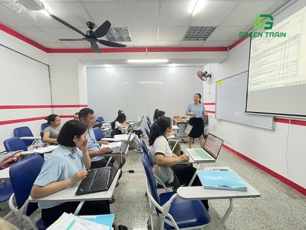 Hình ảnh lớp học tại Greentrain