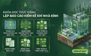 Khóa học thực hành lập báo cáo kiểm kê khí nhà kính