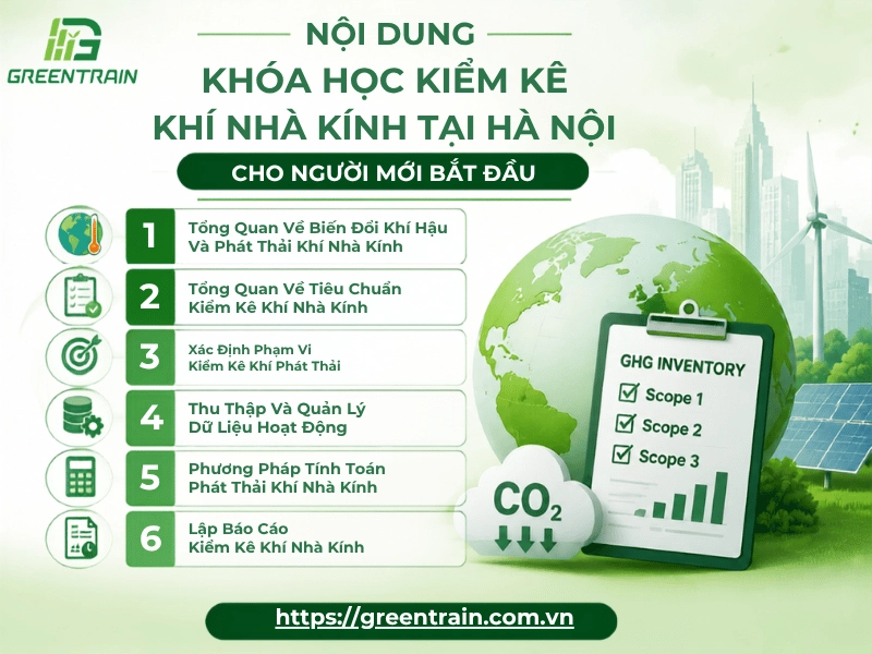 Nội Dung Khóa Học Kiểm Kê Khí Nhà Kính Cho Người Mới Bắt Đầu