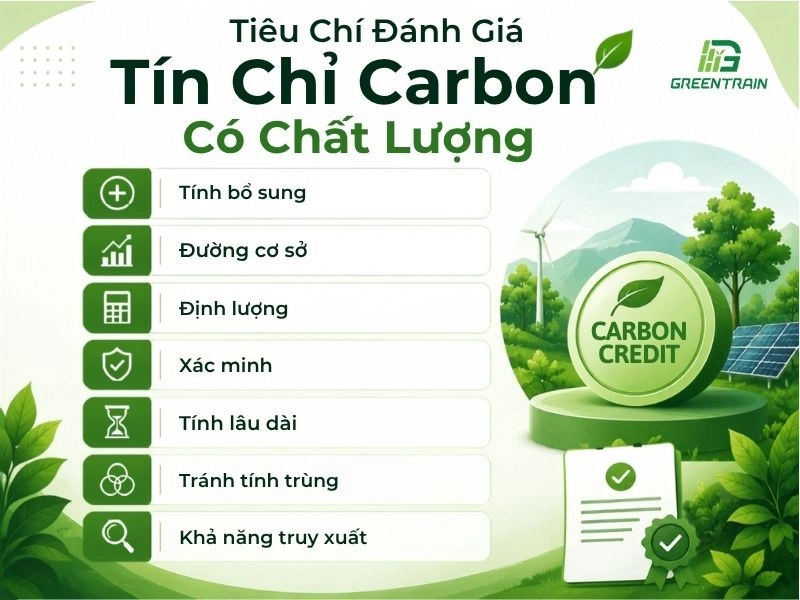 7 Tiêu Chí Đánh Giá Tín Chỉ Carbon Có Chất Lượng