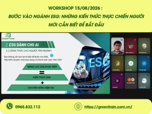 workshop bước vào ngành ESG Người mới cần chuẩn bị những gì