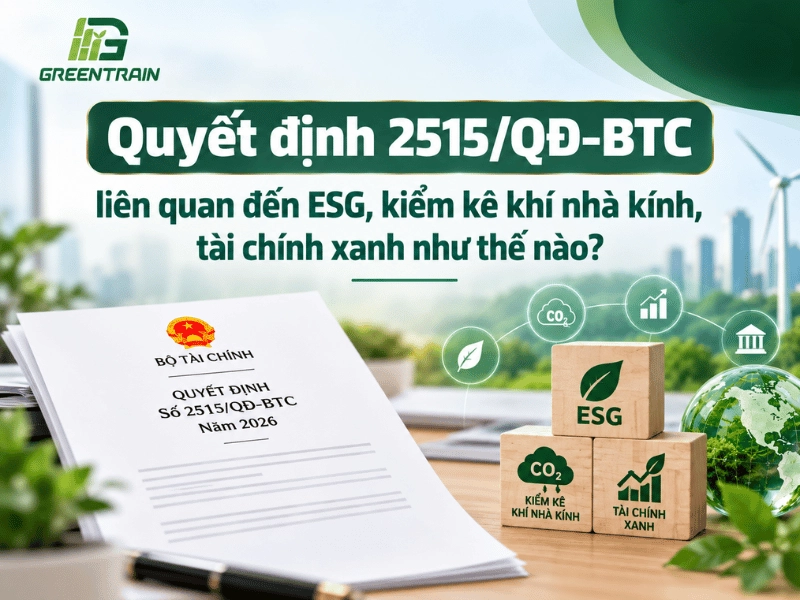 Quyết định 2515/QĐ-BTC liên quan đến ESG như thế nào